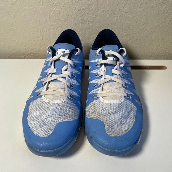 Nike Free Trainer 5.0 V6 AMP North Carolina PE white, size 8.5 723939-402 unc - Picture 3 of 9